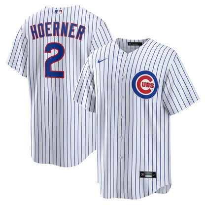 Nico Hoerner Chicago Cubs Nike Replica Player Jersey - White | MLB Jerseys