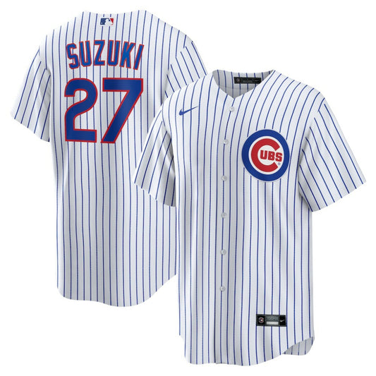 Seiya Suzuki Chicago Cubs Nike Home Replica Jersey - White | MLB Jerseys