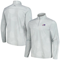 Buffalo Bills Delray Frond IslandZone Half-Zip Sweatshirt Gray - Tommy Bahama
