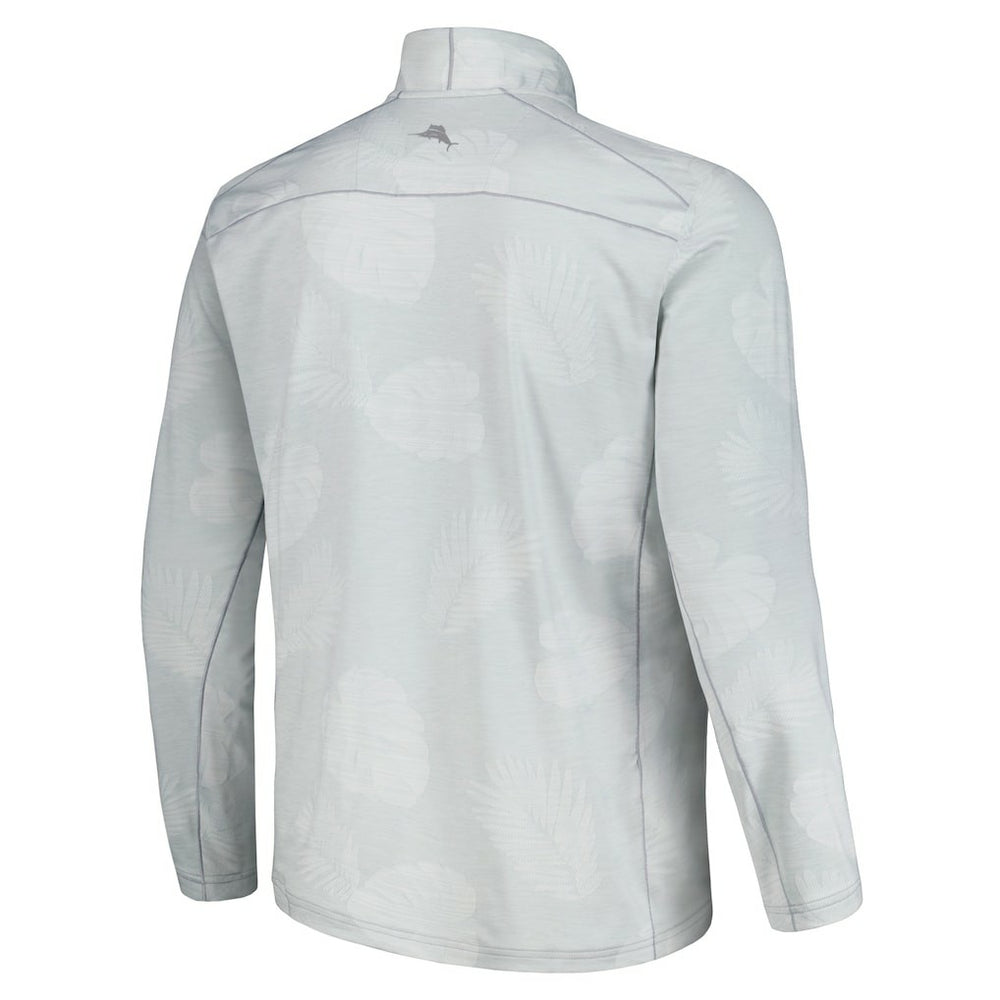 Buffalo Bills Delray Frond IslandZone Half-Zip Sweatshirt Gray - Tommy Bahama