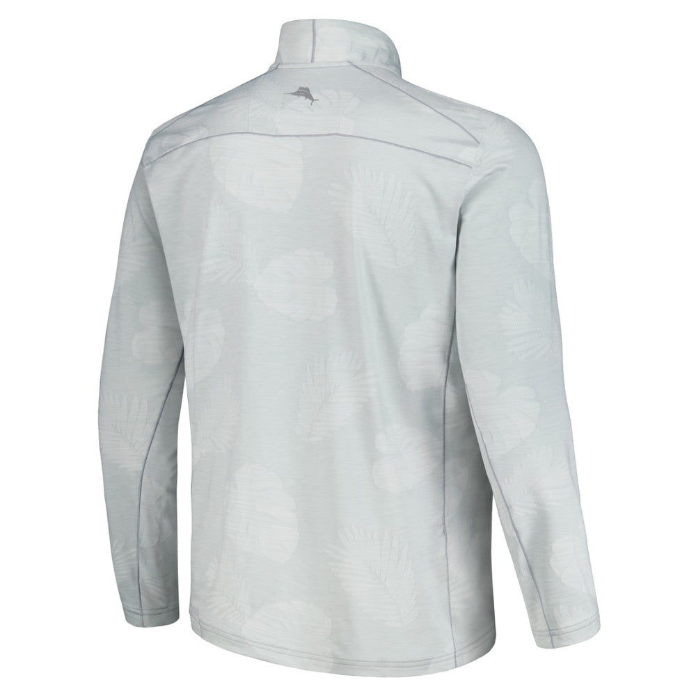 Tampa Bay Buccaneers Delray Frond IslandZone Half-Zip Sweatshirt Gray - Tommy Bahama