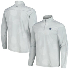 Dallas Cowboys Delray Frond IslandZone Half-Zip Sweatshirt Gray - Tommy Bahama