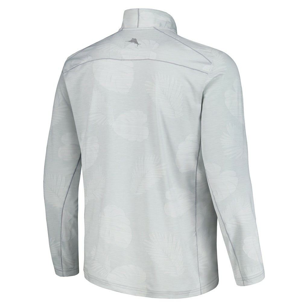 Minnesota Vikings Delray Frond IslandZone Half-Zip Sweatshirt Gray - Tommy Bahama