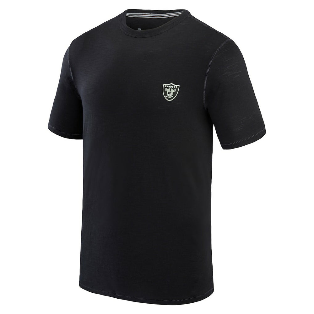 Las Vegas Raiders Bali Beach T-Shirt Black - Tommy Bahama