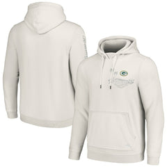 Green Bay Packers Home Game Pullover Hoodie White - Tommy Bahama