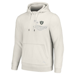 Las Vegas Raiders Home Game Pullover Hoodie White - Tommy Bahama