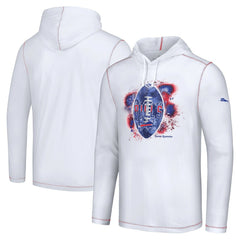 Buffalo Bills Graffiti Touchdown Pullover Hoodie White - Tommy Bahama
