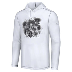 Las Vegas Raiders Graffiti Touchdown Pullover Hoodie White - Tommy Bahama