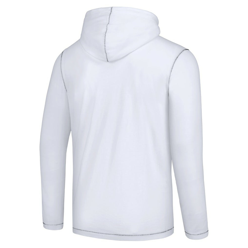 Las Vegas Raiders Graffiti Touchdown Pullover Hoodie White - Tommy Bahama