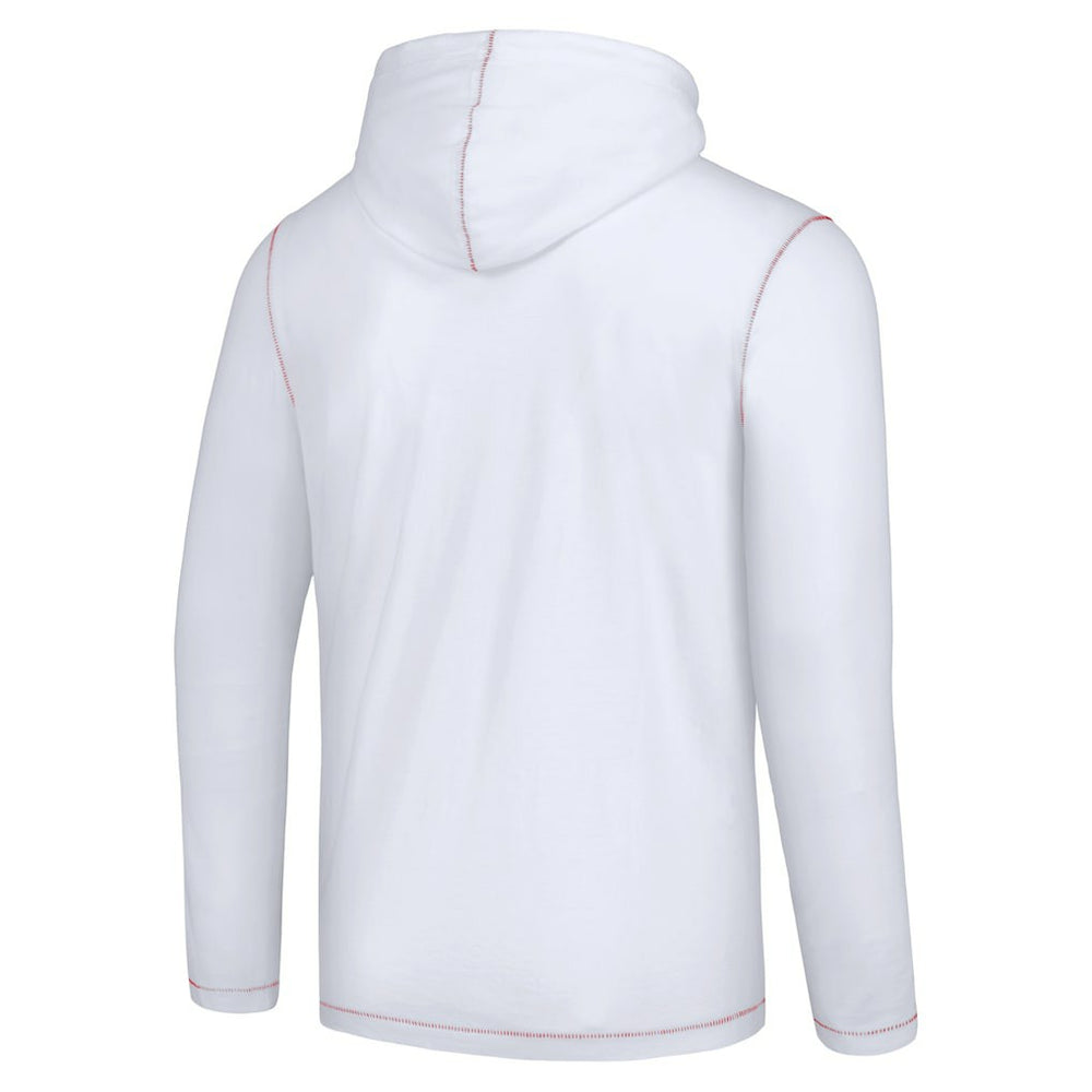 San Francisco 49ers Graffiti Touchdown Pullover Hoodie White - Tommy Bahama