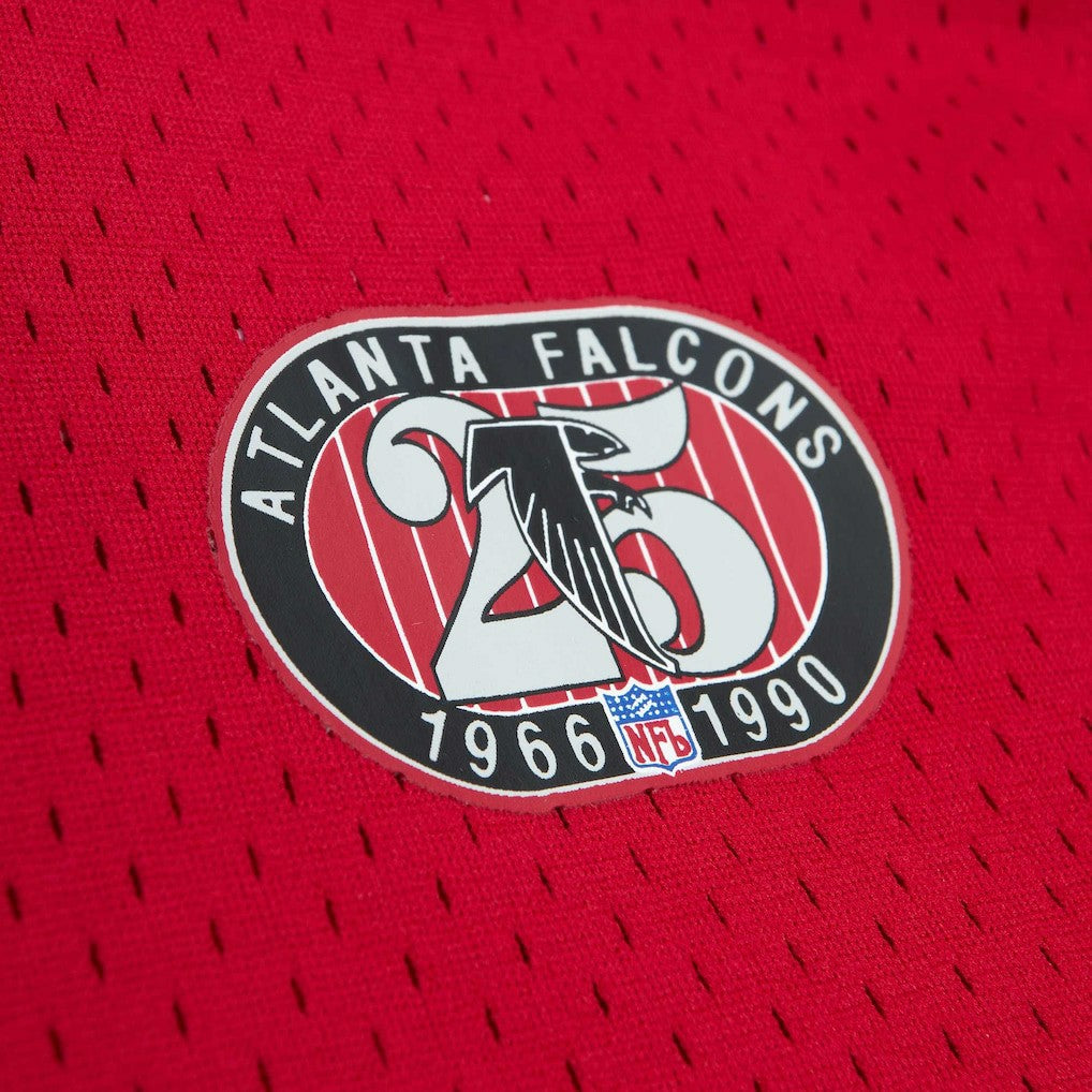 Deion Sanders Atlanta Falcons Retired Player Name & Number Mesh Top Red - Mitchell & Ness
