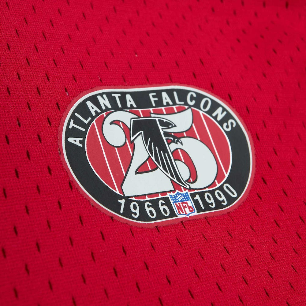 Deion Sanders Atlanta Falcons Retired Player Name & Number Mesh Top Red - Mitchell & Ness