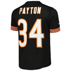 Walter Payton Chicago Bears Retired Player Name & Number Mesh Top Black - Mitchell & Ness