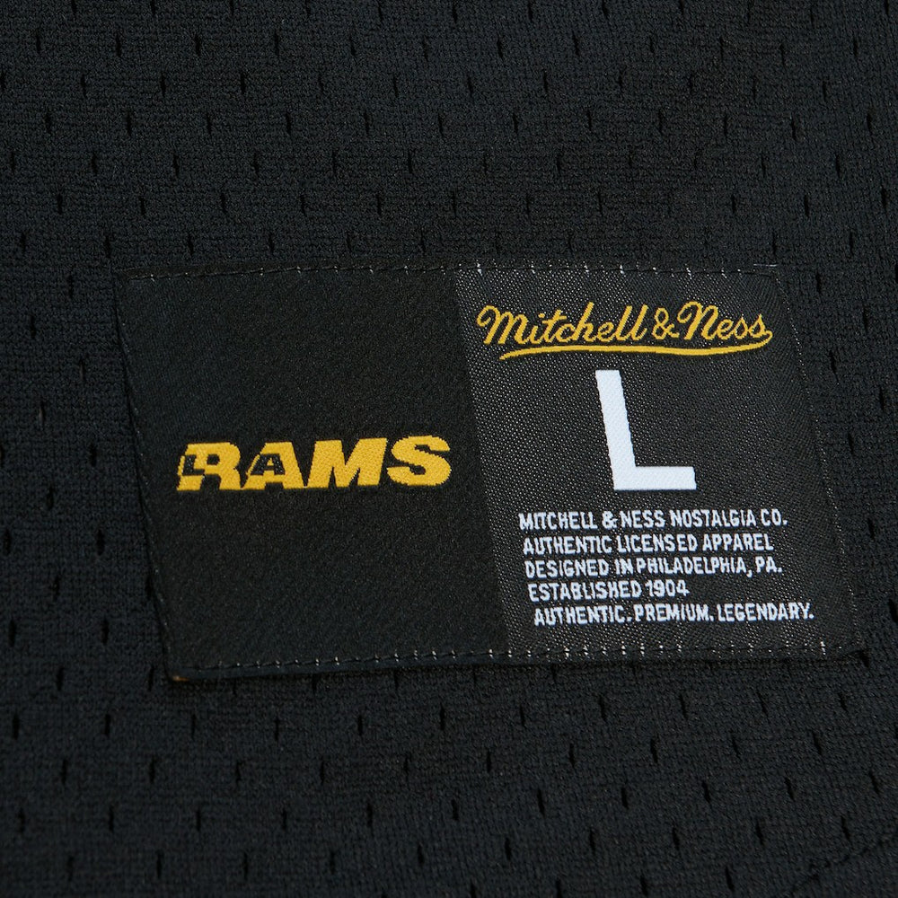 Eric Dickerson Los Angeles Rams Retired Player Name & Number Mesh Top Black - Mitchell & Ness