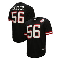 Lawrence Taylor New York Giants Retired Player Name & Number Mesh Top Black - Mitchell & Ness