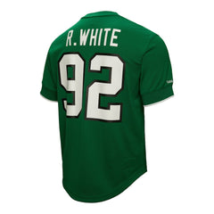 Reggie White Philadelphia Eagles Retired Player Name & Number Mesh Top Kelly Green - Mitchell & Ness