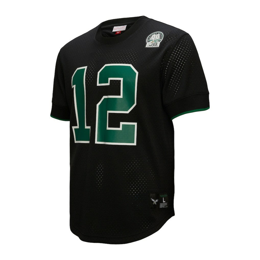 Randall Cunningham Philadelphia Eagles Retired Player Name & Number Mesh Top Black - Mitchell & Ness