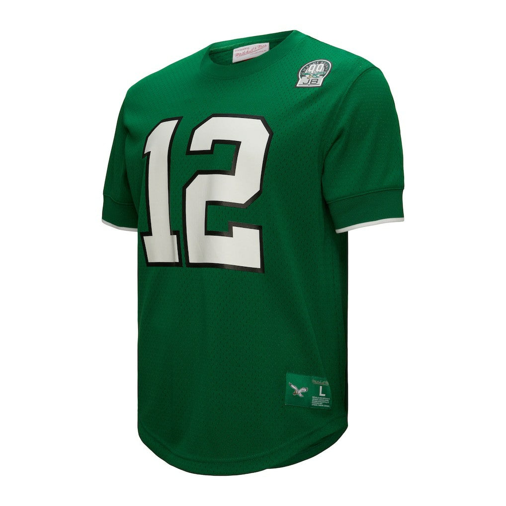 Randall Cunningham Philadelphia Eagles Retired Player Name & Number Mesh Top Kelly Green - Mitchell & Ness