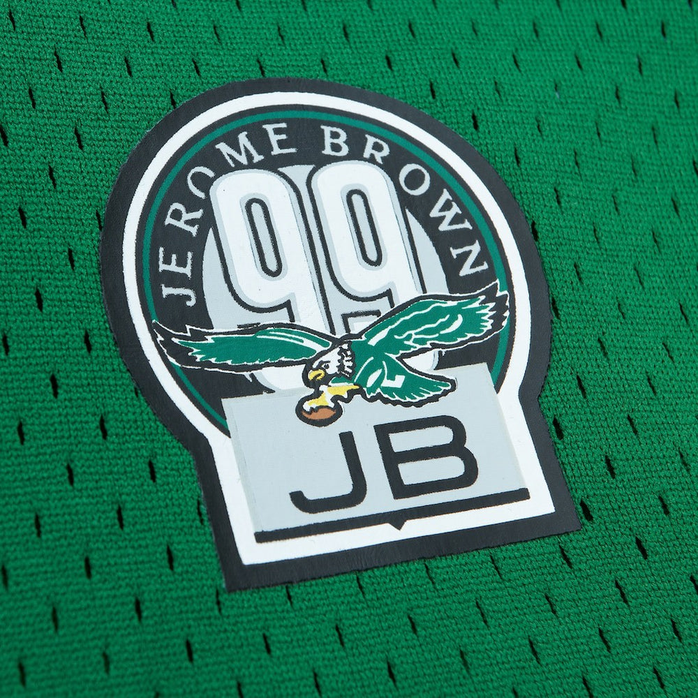 Randall Cunningham Philadelphia Eagles Retired Player Name & Number Mesh Top Kelly Green - Mitchell & Ness