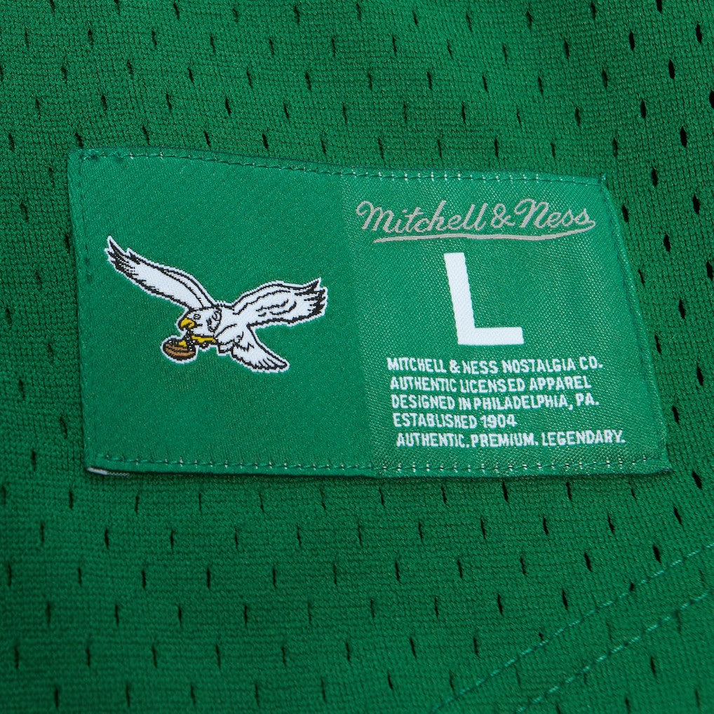 Randall Cunningham Philadelphia Eagles Retired Player Name & Number Mesh Top Kelly Green - Mitchell & Ness