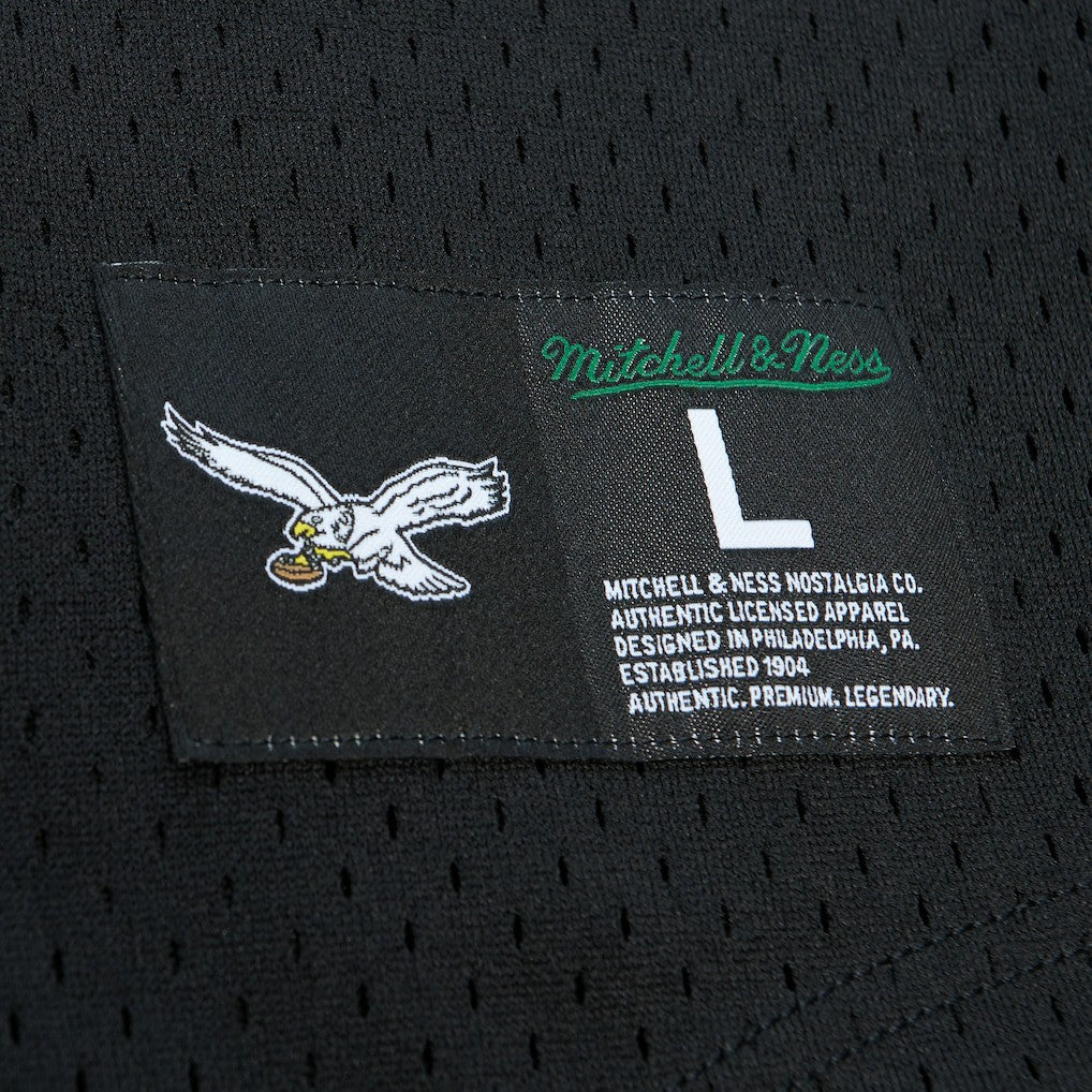 Reggie White Philadelphia Eagles Retired Player Name & Number Mesh Top Black - Mitchell & Ness