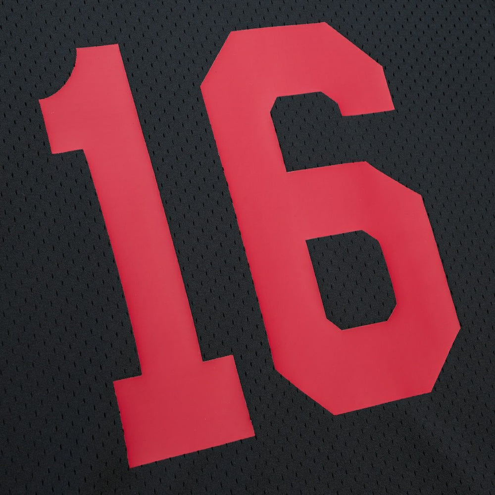Joe Montana San Francisco 49ers Retired Player Name & Number Mesh Top Black - Mitchell & Ness