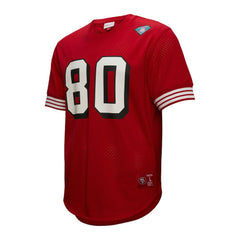 Jerry Rice San Francisco 49ers Retired Player Name & Number Mesh Top Scarlet - Mitchell & Ness