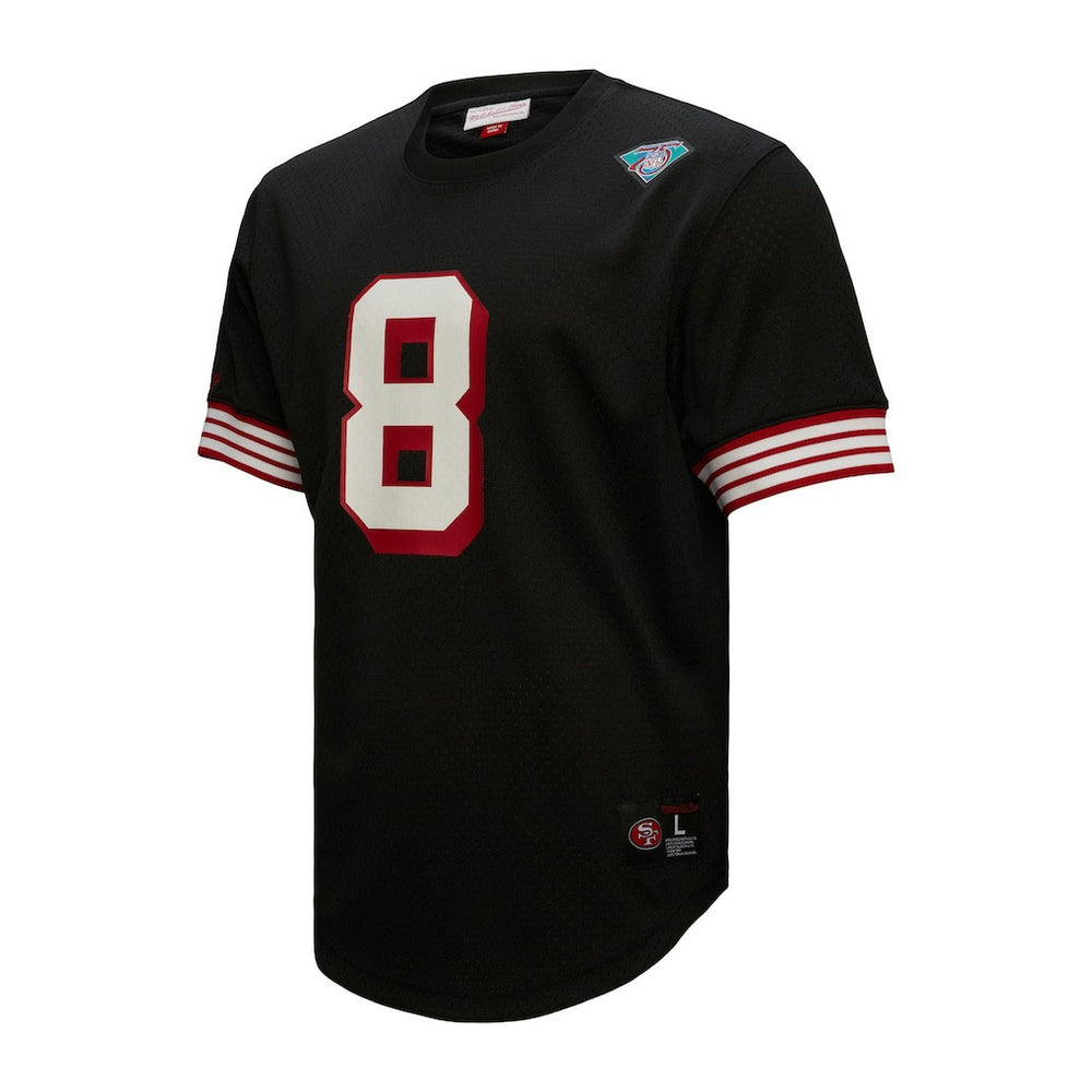 Steve Young San Francisco 49ers Retired Player Name & Number Mesh Top Black - Mitchell & Ness