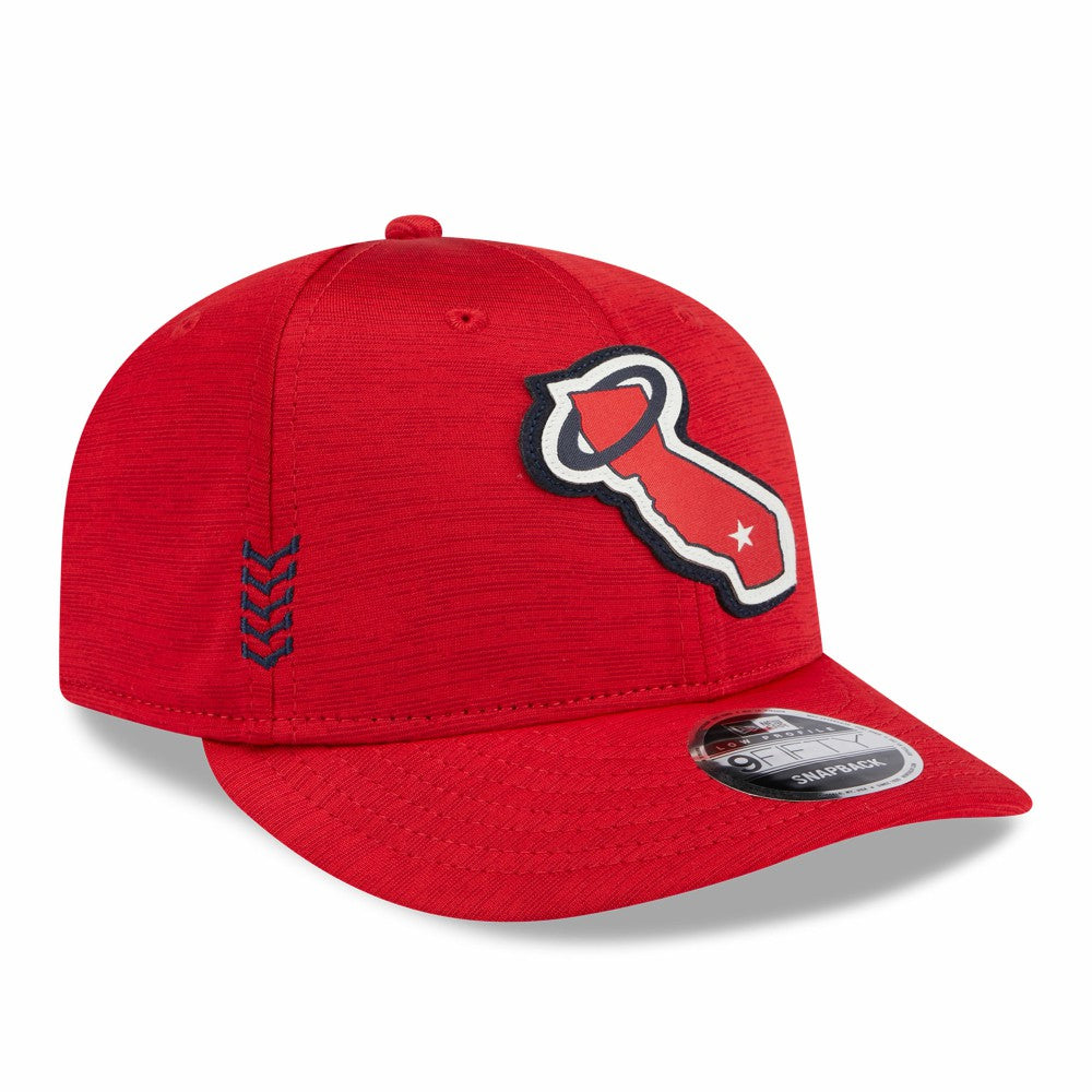 Los Angeles Angels New Era 2024 Clubhouse Low Profile 9FIFTY Snapback Hat On Sale