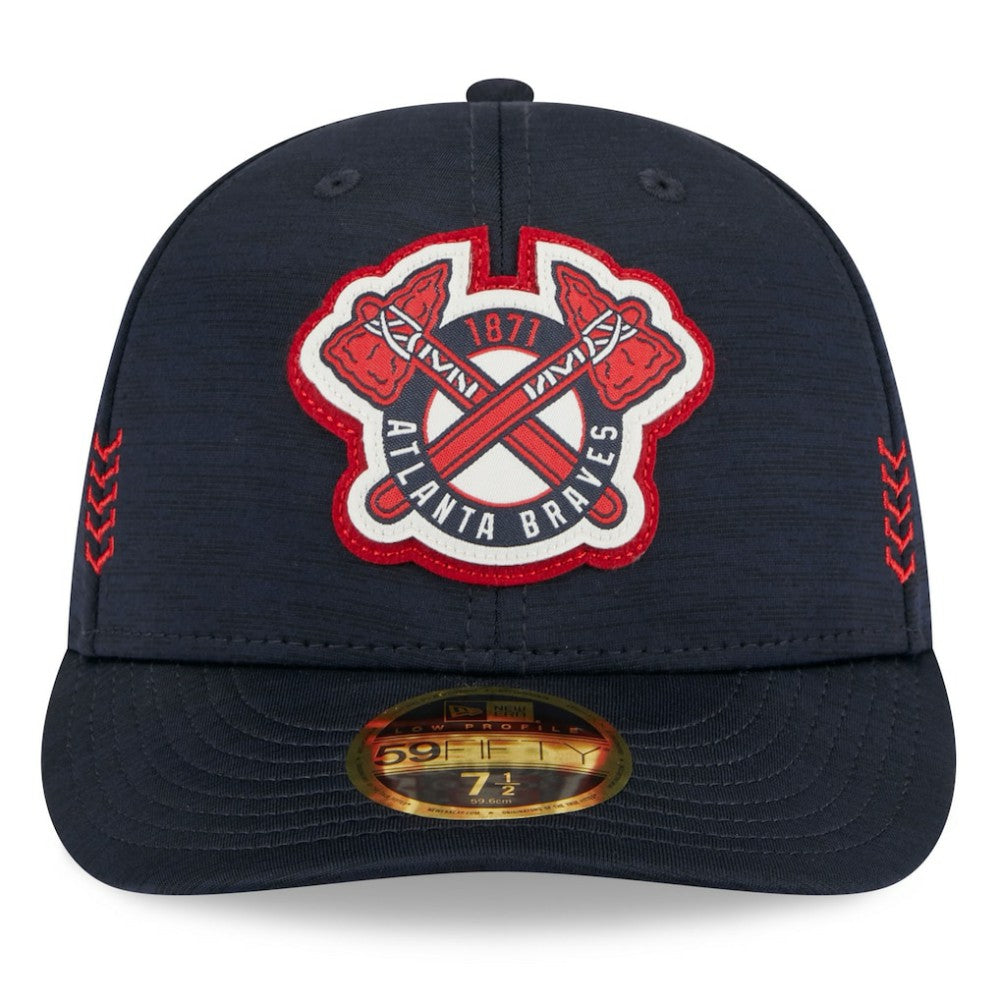 Atlanta Braves New Era 2024 Clubhouse Low Profile 59FIFTY Fitted Hat Clearance