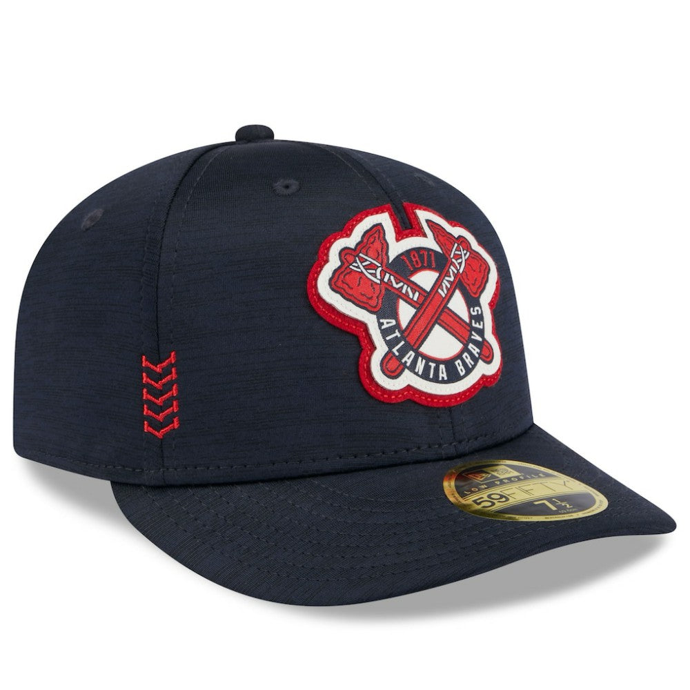 Atlanta Braves New Era 2024 Clubhouse Low Profile 59FIFTY Fitted Hat Clearance