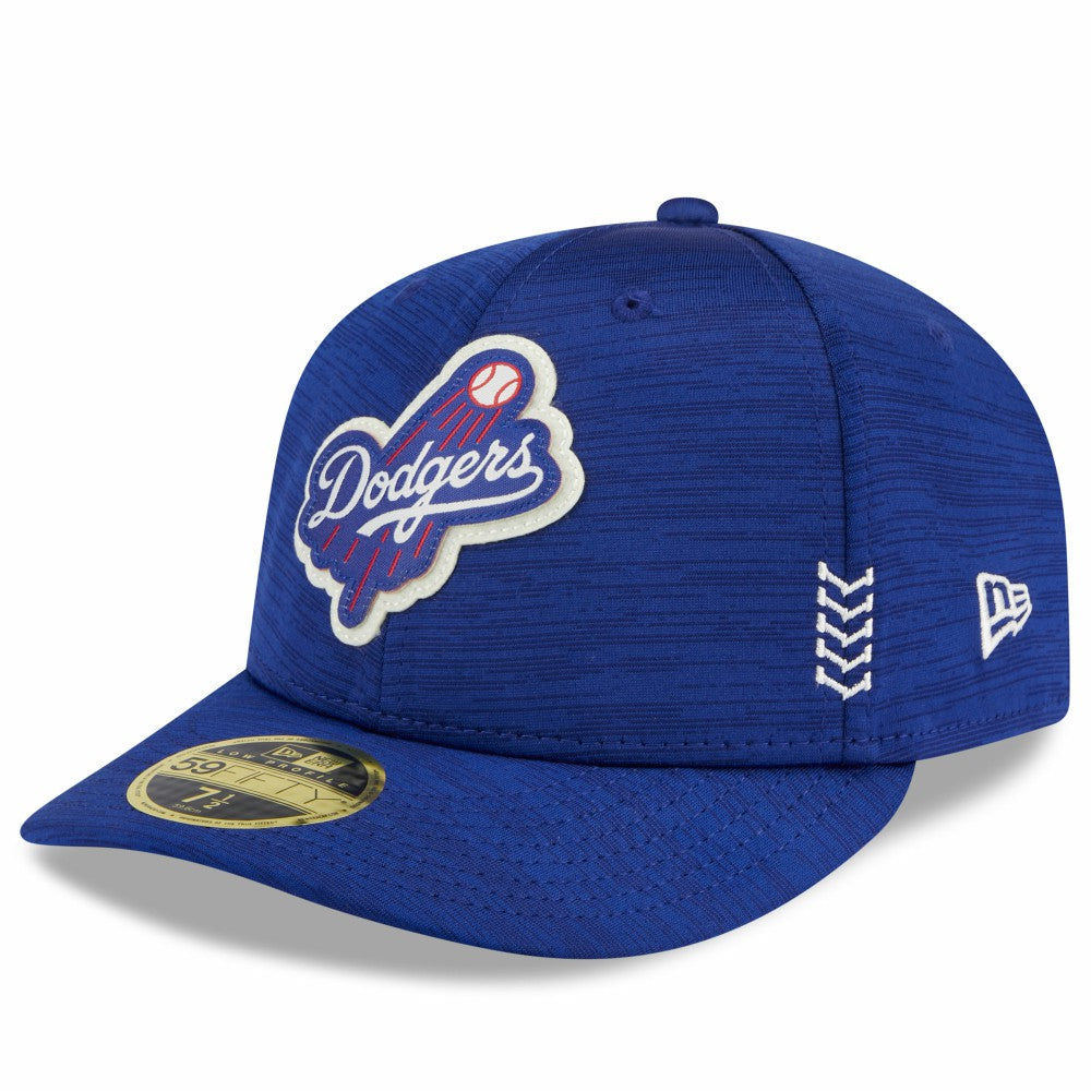 Los Angeles Dodgers New Era 2024 Clubhouse Low Profile 59FIFTY Fitted Hat Lifestyle