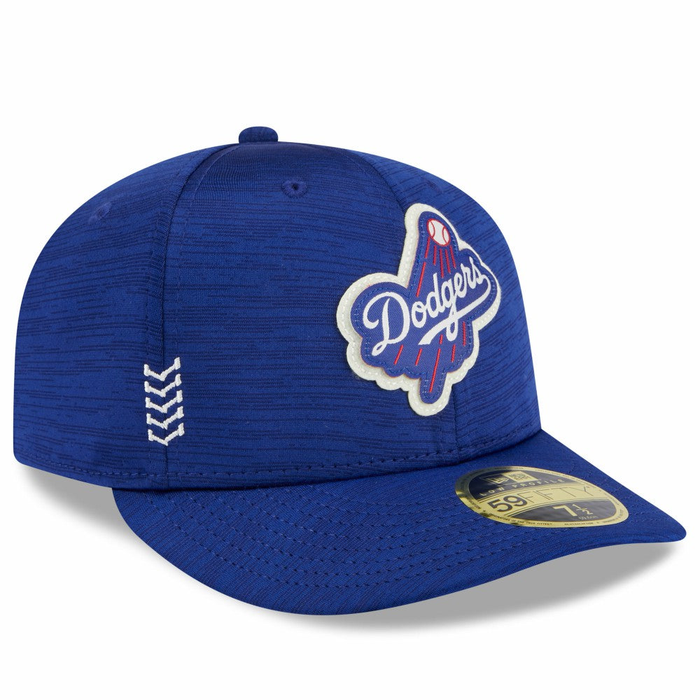 Los Angeles Dodgers New Era 2024 Clubhouse Low Profile 59FIFTY Fitted Hat Lifestyle