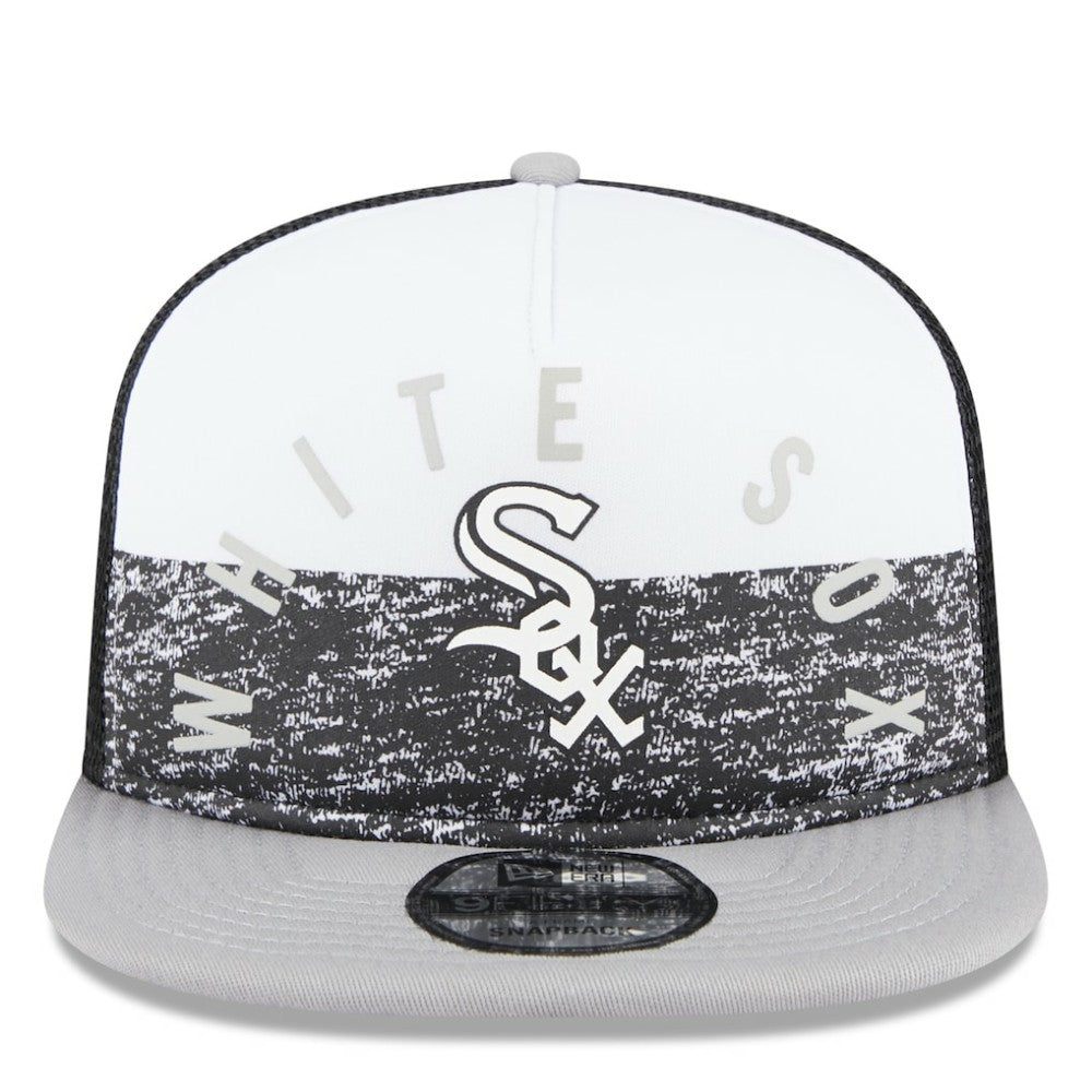Chicago White Sox New Era Team Foam Front A-Frame Trucker 9FIFTY Snapback Hat for sale