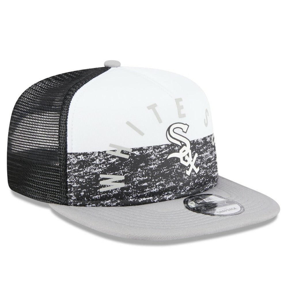 Chicago White Sox New Era Team Foam Front A-Frame Trucker 9FIFTY Snapback Hat for sale