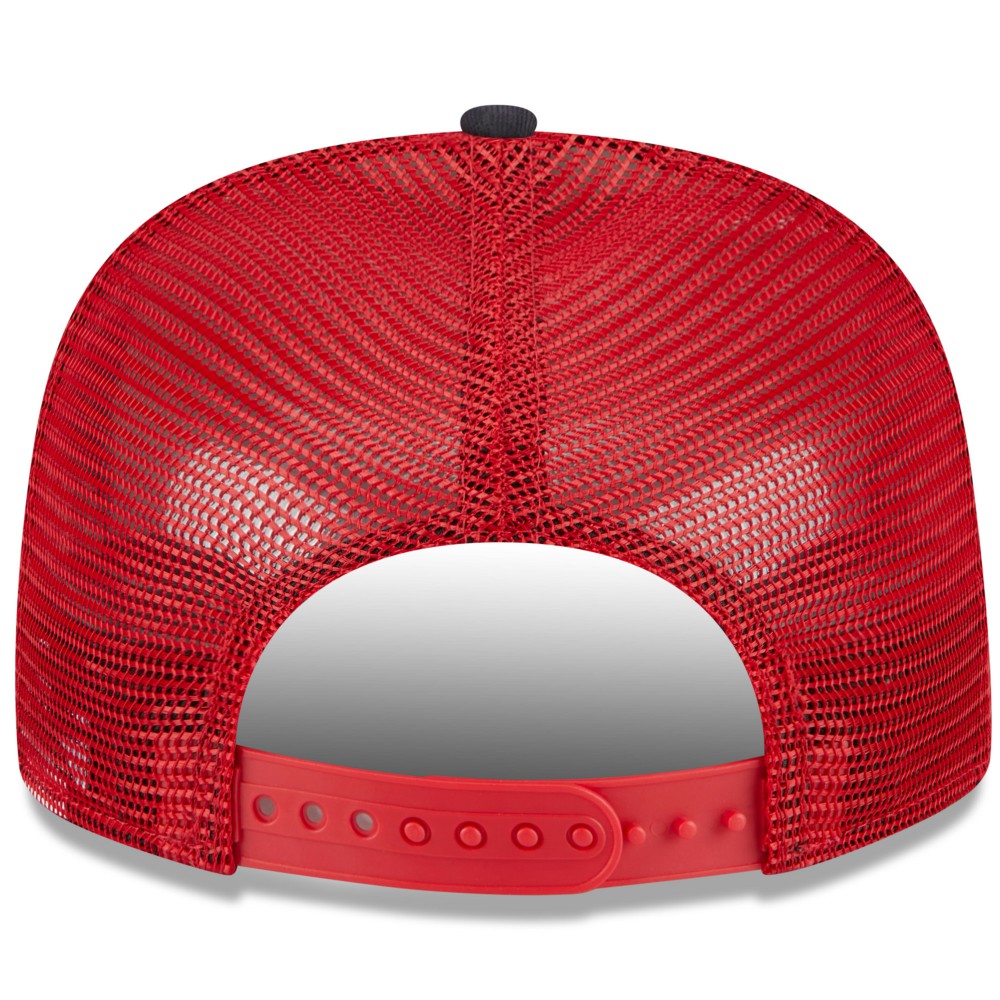 Los Angeles Angels New Era Team Foam Front A-Frame Trucker 9FIFTY Snapback Hat for sale