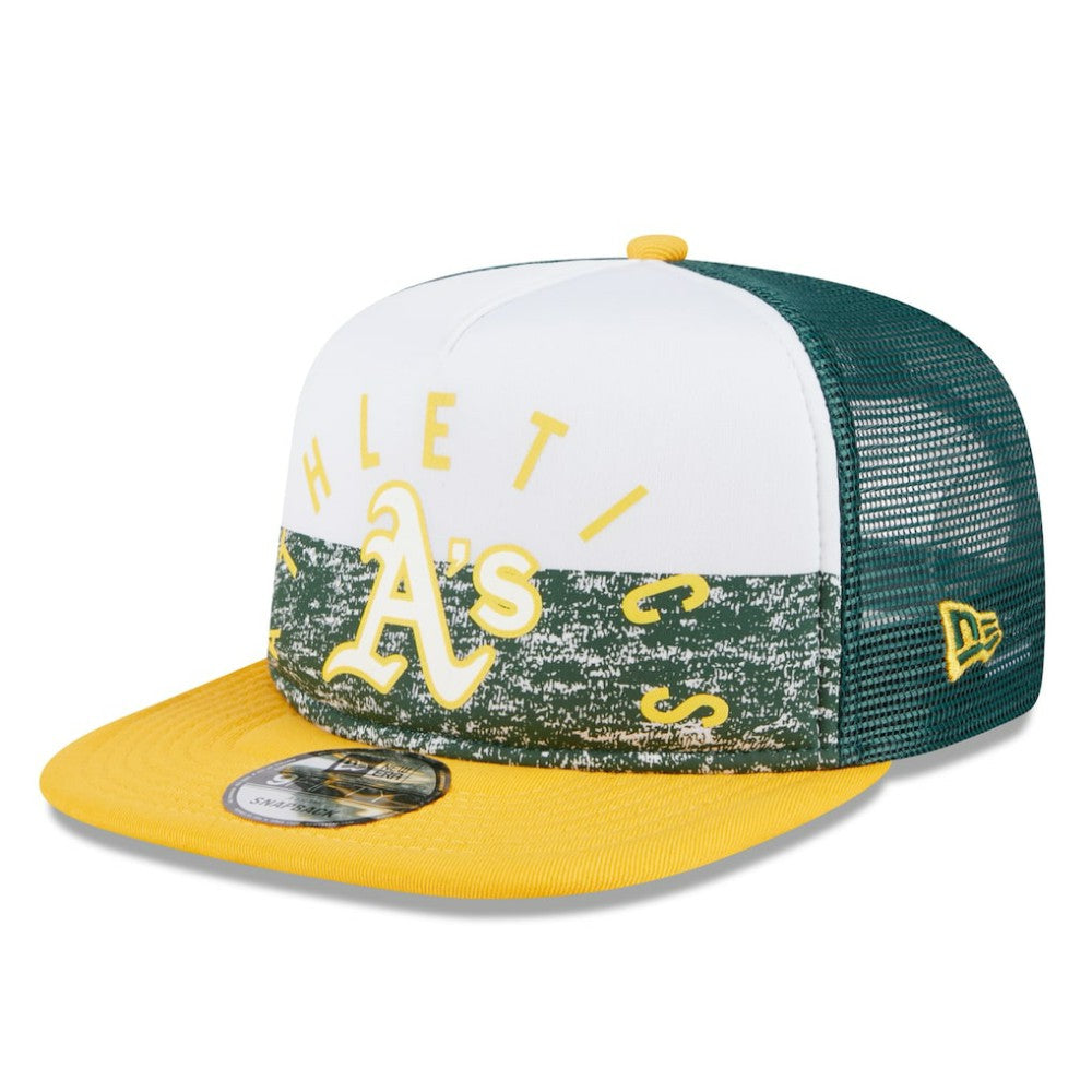 Athletics New Era Team Foam Front A-Frame Trucker 9FIFTY Snapback Hat On Sale