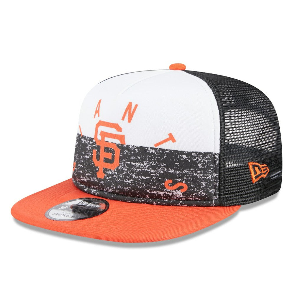 San Francisco Giants New Era Team Foam Front A-Frame Trucker 9FIFTY Snapback Hat On Sale