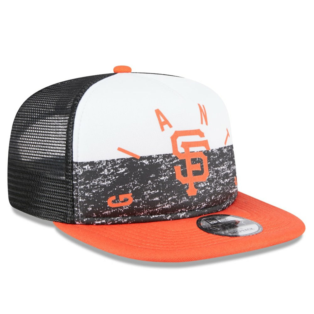 San Francisco Giants New Era Team Foam Front A-Frame Trucker 9FIFTY Snapback Hat On Sale