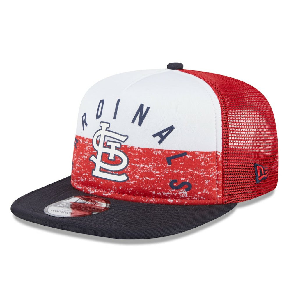 St. Louis Cardinals New Era Team Foam Front A-Frame Trucker 9FIFTY Snapback Hat discount