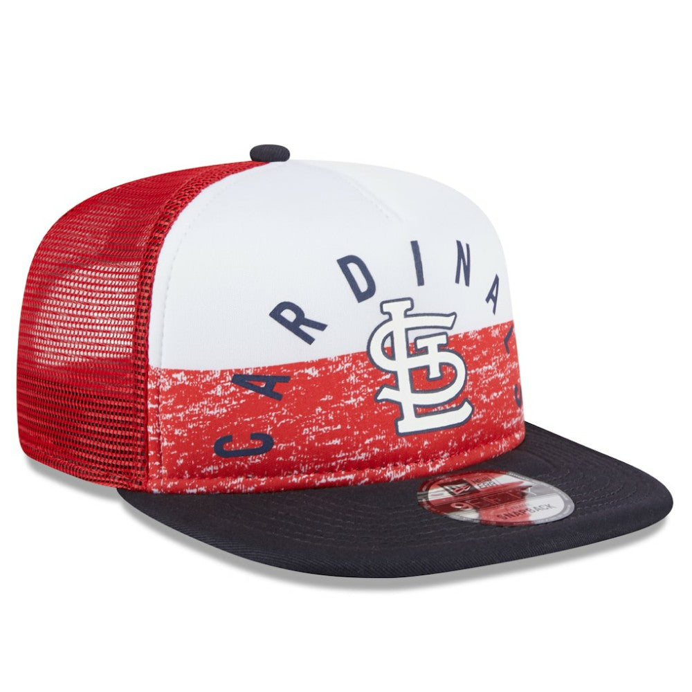 St. Louis Cardinals New Era Team Foam Front A-Frame Trucker 9FIFTY Snapback Hat discount