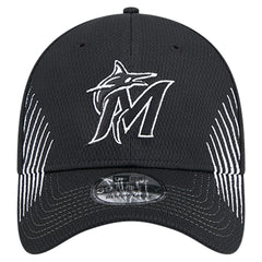 Miami Marlins New Era Active Dash Mark 39THIRTY Flex Hat On Sale