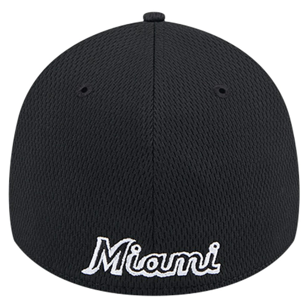 Miami Marlins New Era Active Dash Mark 39THIRTY Flex Hat On Sale