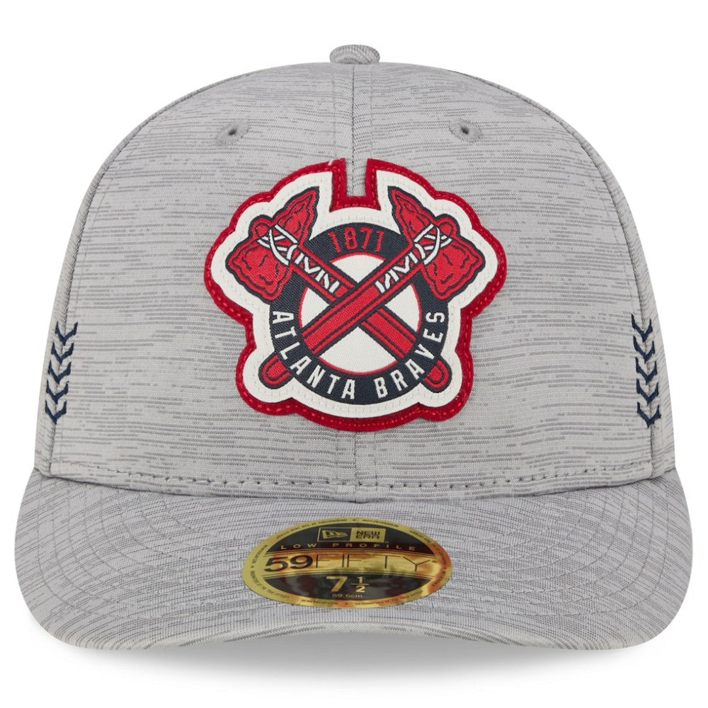 Atlanta Braves New Era 2024 Clubhouse Low Profile 59FIFTY Fitted Hat On Sale