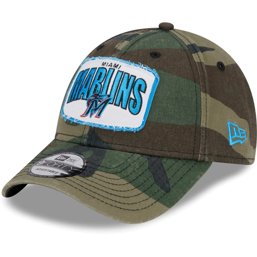 Miami Marlins New Era Gameday 9FORTY Adjustable Hat Clearance