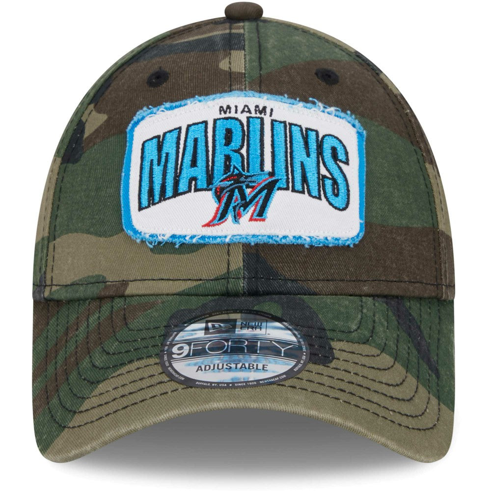 Miami Marlins New Era Gameday 9FORTY Adjustable Hat Clearance
