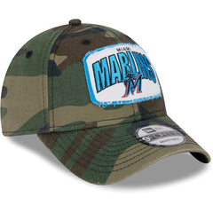 Miami Marlins New Era Gameday 9FORTY Adjustable Hat Clearance