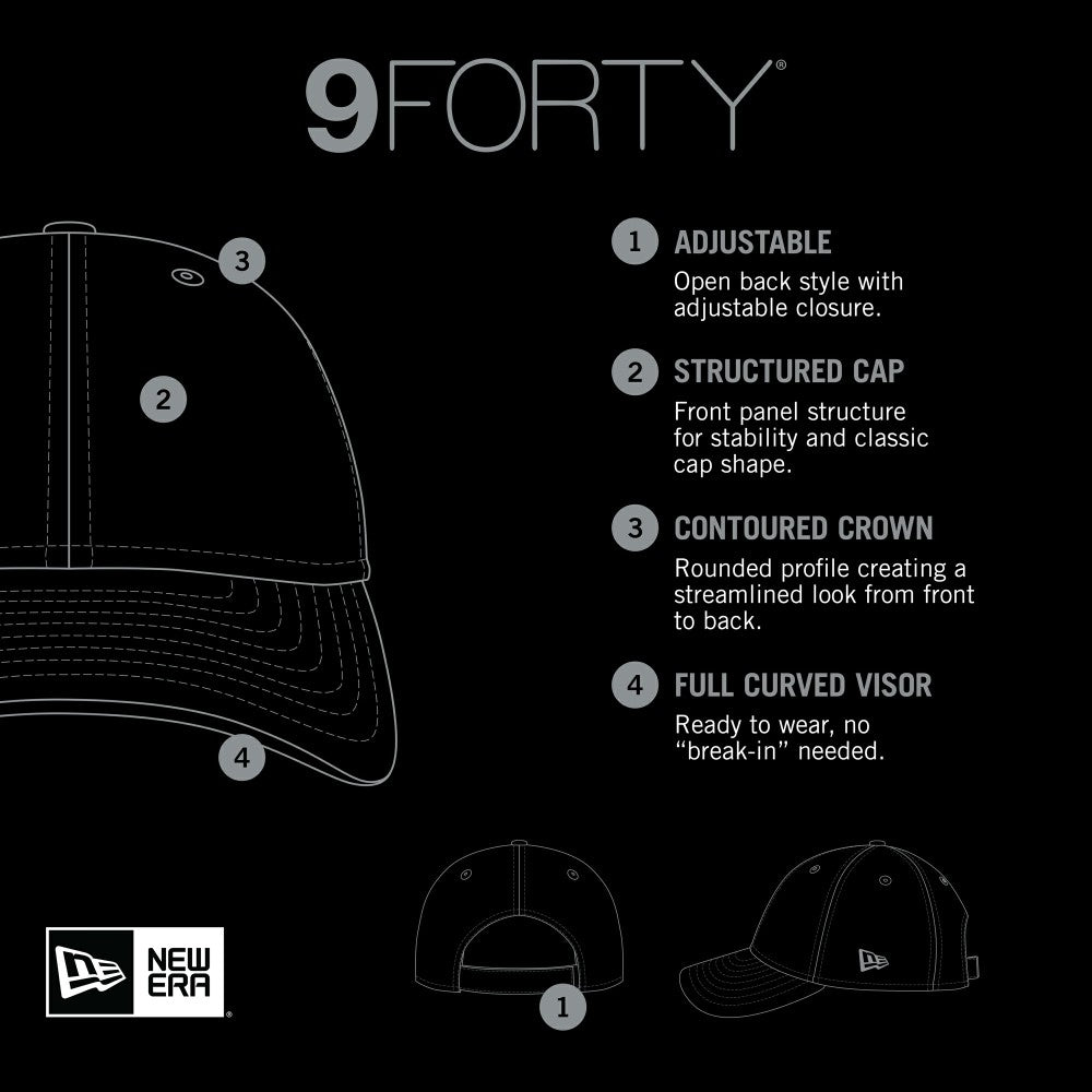 Miami Marlins New Era Gameday 9FORTY Adjustable Hat Clearance