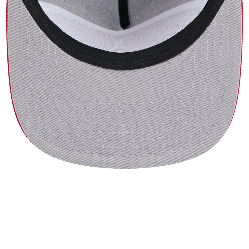 Boston Red Sox New Era Throwback Meshback Golfer Hat Lifestyle