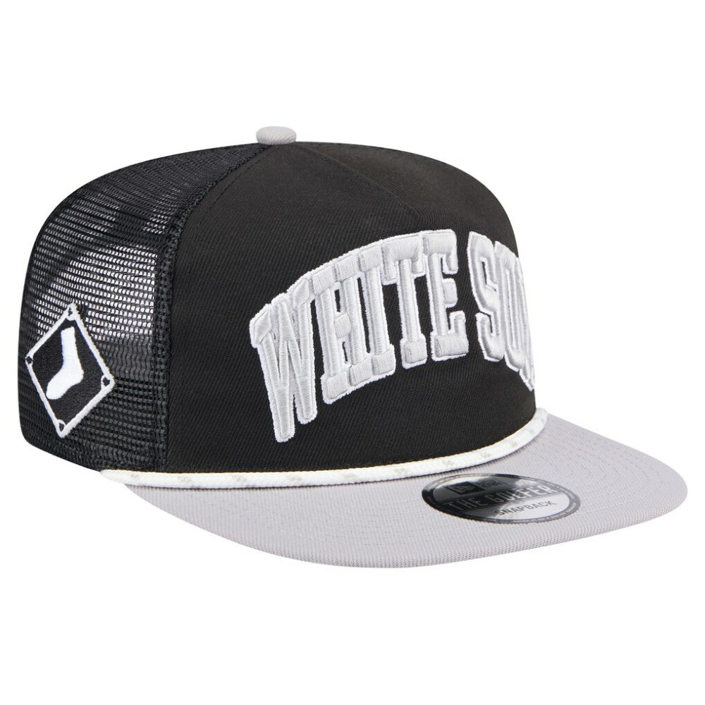 Chicago White Sox New Era Throwback Meshback Golfer Hat Lifestyle